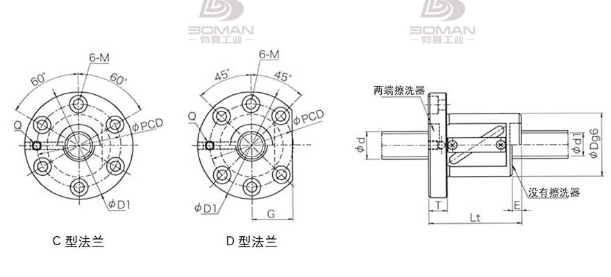 KURODA GR4008DS-CALR 日本黑田精工丝杠钢珠安装方法
