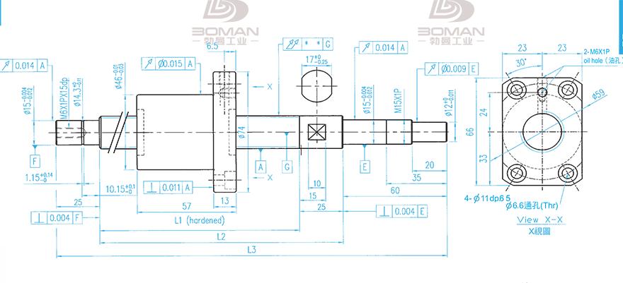 TBI XSVR02010B1DGC5-699-P1 TBI微型精密丝杆